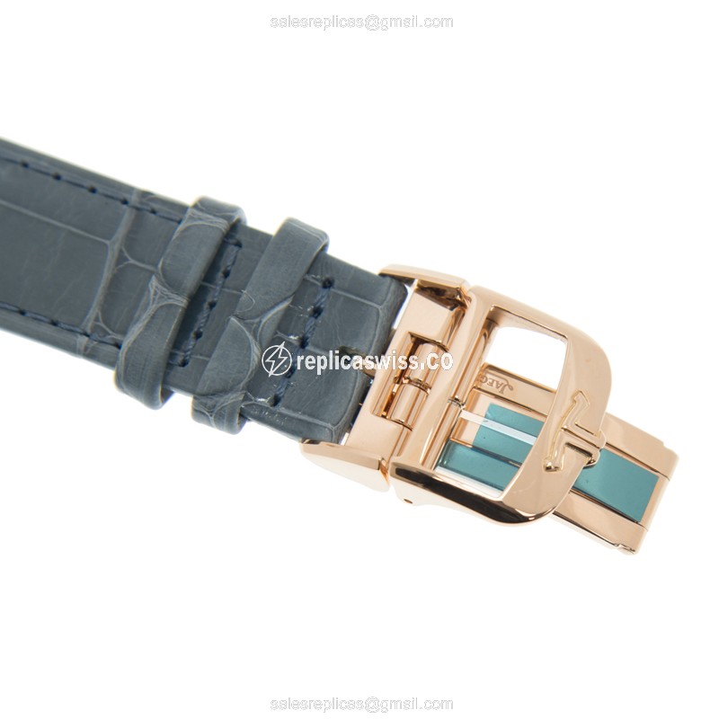 Jaeger-Lecoultre Q3522480 Rendez-Vous - Automatic - 18kt Rose Gold - Blue Dial - Diamond Bezel - View 4