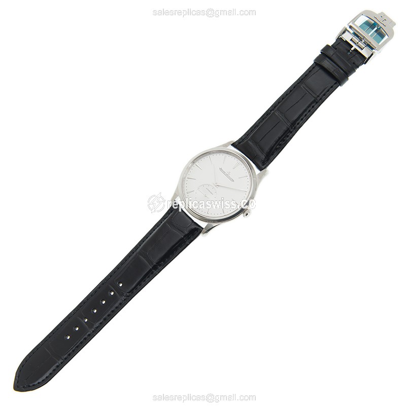 Jaeger-Lecoultre Q1218420 Master Ultra Thin - Auto - Silver Dial - Leather Band - View 2