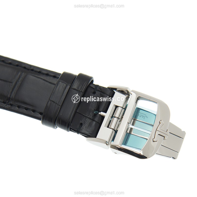 Jaeger-Lecoultre Q1218420 Master Ultra Thin - Auto - Silver Dial - Leather Band - View 4