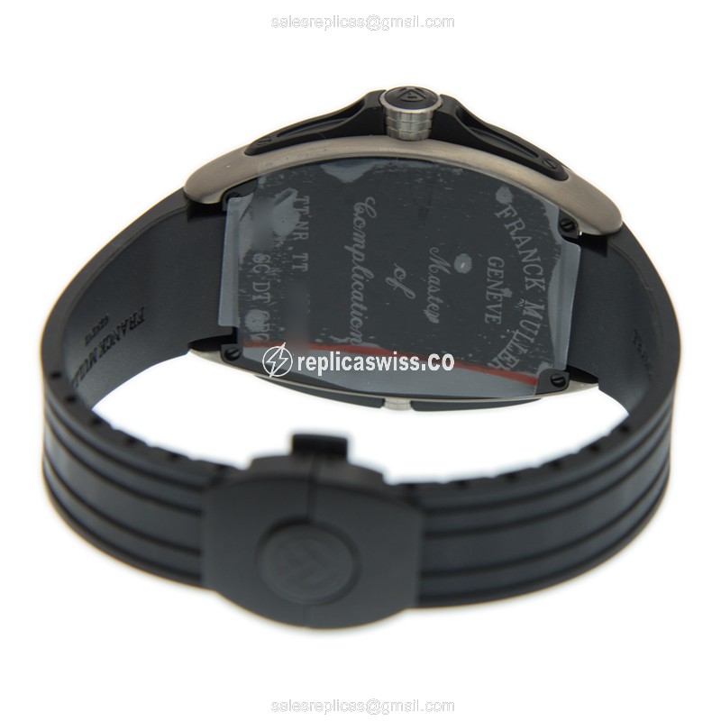 Franck Muller Conquistador GPG Replica - Automatic - Titanium - Black Dial - View 4