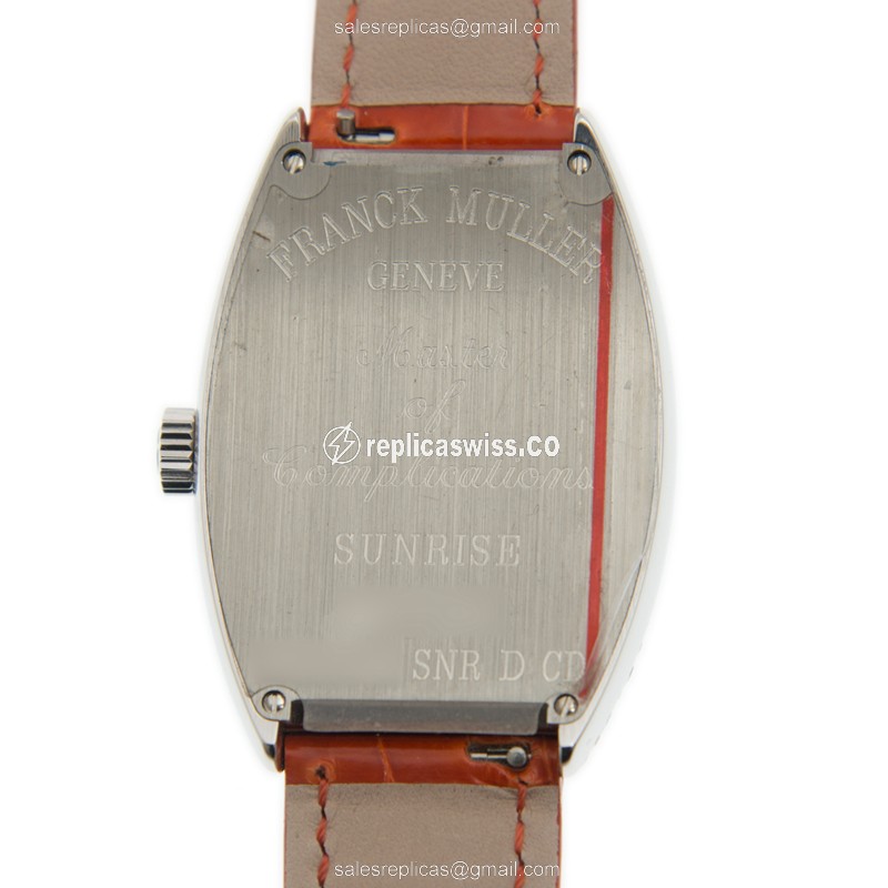 Franck Muller 5852 QZ SNR D CD (AC) LONG ISLAND Quartz Stainless Steel & Diamonds - View 3
