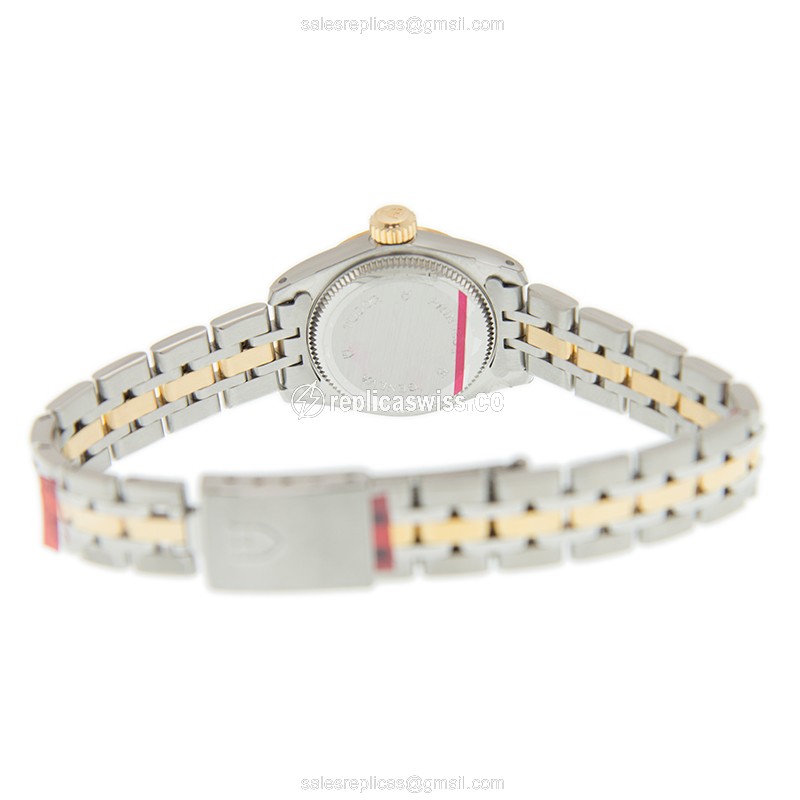 Tudor Princess Date Replica - Automatic - 18kt Gold & Steel Case - Gold Dial & Strap - View 4