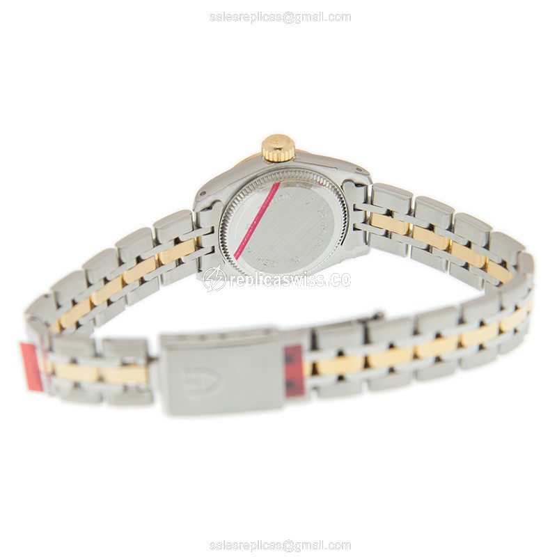 Tudor Princess Date Replica Watch - Gold & Steel - Gold Dial - View 4
