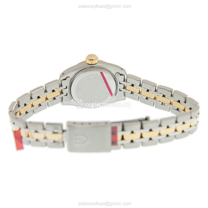 Tudor Princess Date Replica - Automatic - 18kt Gold & Steel - Gold Dial - Clasp - 18kt Gold Strap - View 4