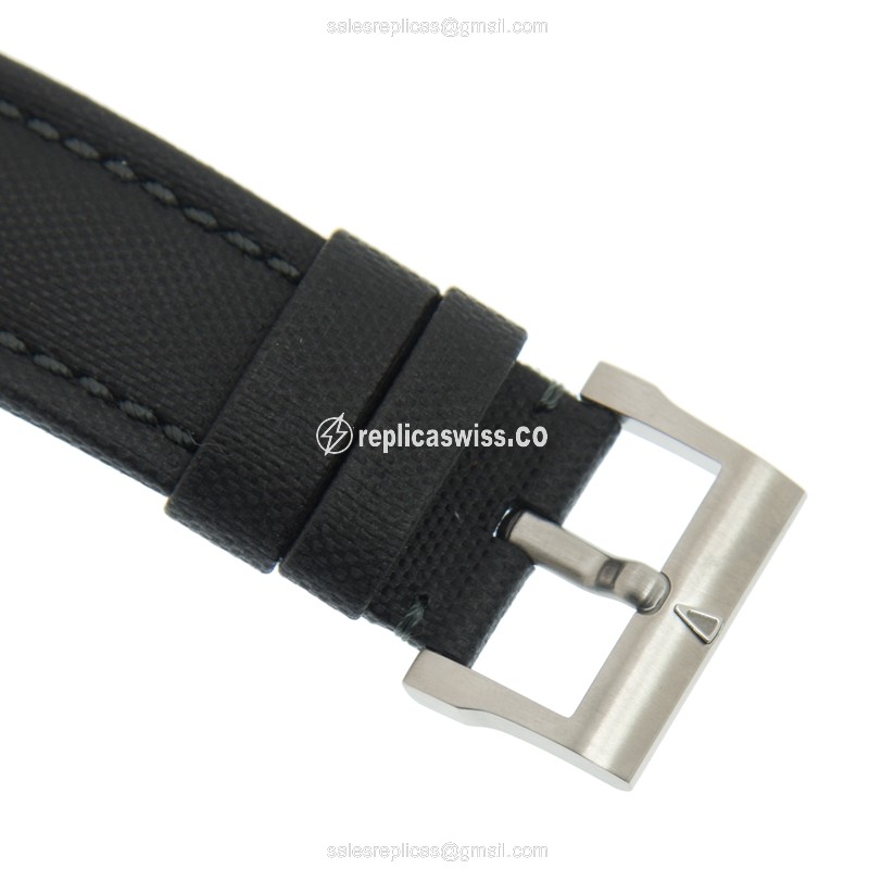 Blancpain 5015E-1130-B52A Replica - Automatic - Black Dial - Stainless Steel Case - Leather Black Strap - View 4