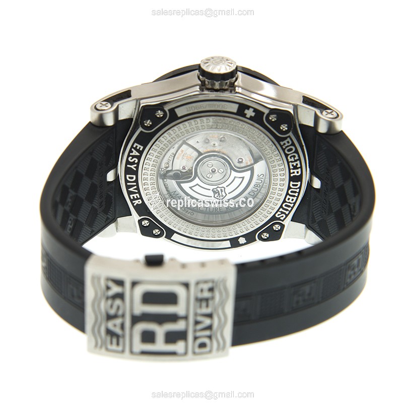 Roger Dubuis DBSE0280 EXCALIBUR - Automatic Ceramic - Black Dial - Rubber Strap - View 4