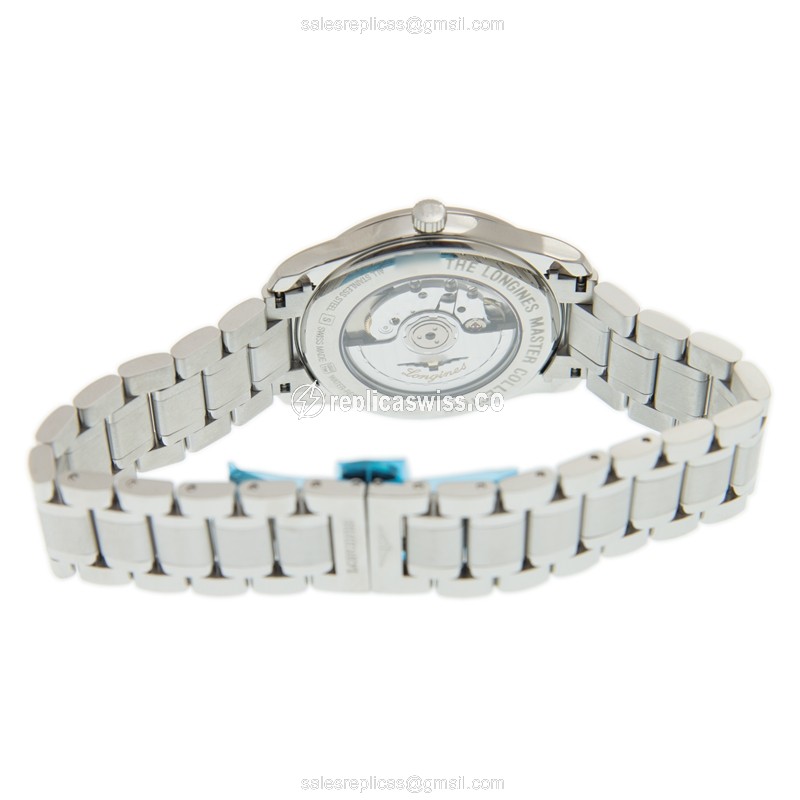 Longines L2.910.4.78.6 Replica - Automatic - Silver Case - Silver Dial - View 4