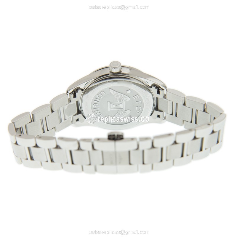 Longines Conquest Classic Replica - Quartz - Steel Case - Blue Dial - Silver Clasp - View 4