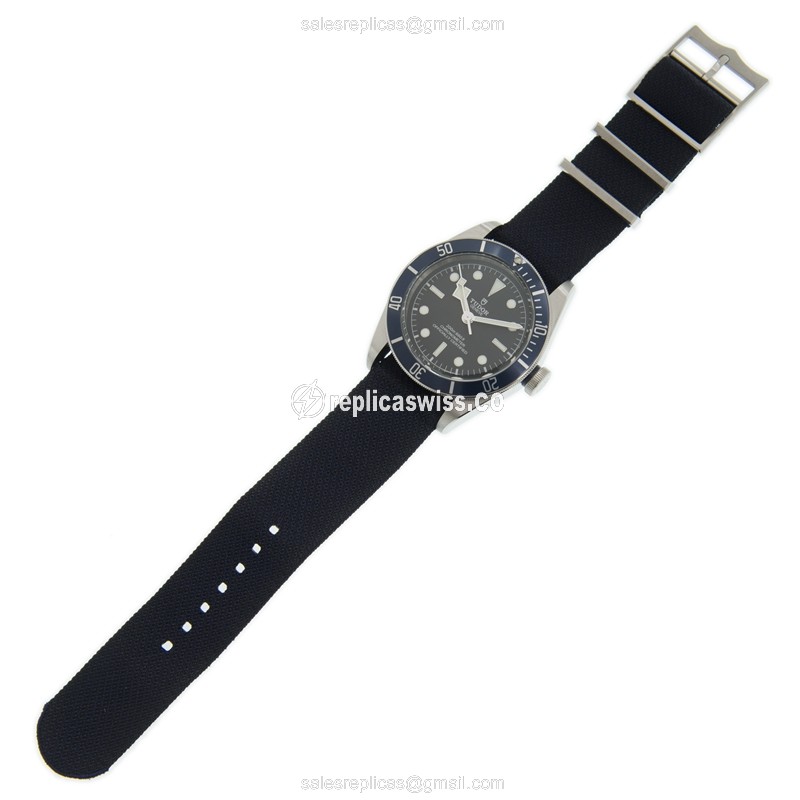 Heritage Ranger Replica - Automatic - Steel Case - Blue Dial on Canvas Strap - View 2