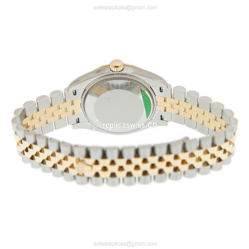 Rolex Datejust 278243GDARKGY_J - Automatic - 18kt Gold & Steel - Dark Grey Dial - Gold Clasp - View 4