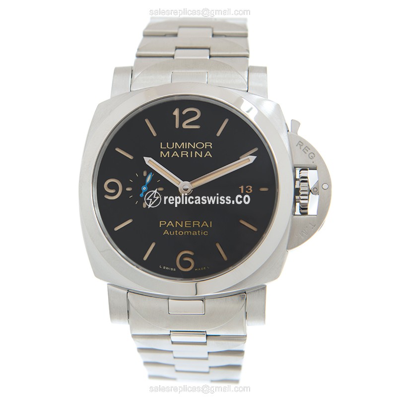 Panerai Luminor PAM00723 Replica - Automatic - Steel - Black - View 2