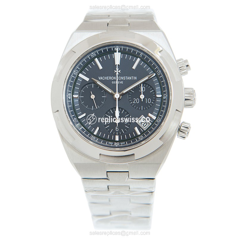 Vacheron Overseas Replica - Automatic - Steel - Blue Dial - View 2