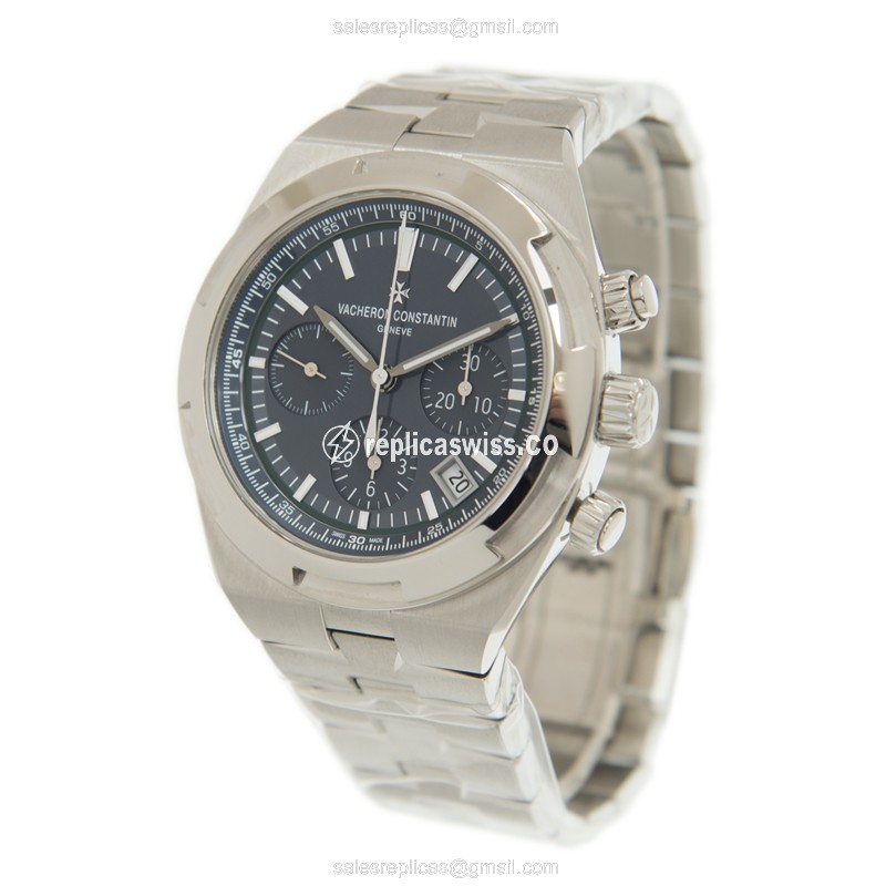 Vacheron Overseas Replica - Automatic - Steel - Blue Dial - View 3