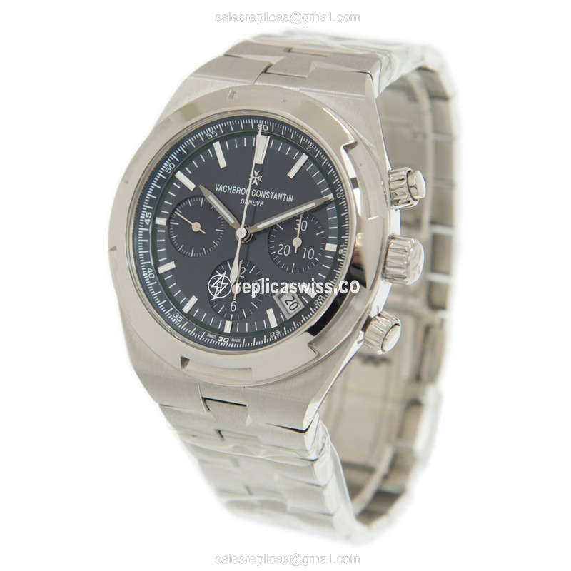 Vacheron Overseas Replica - Automatic - Steel - Blue Dial - View 4