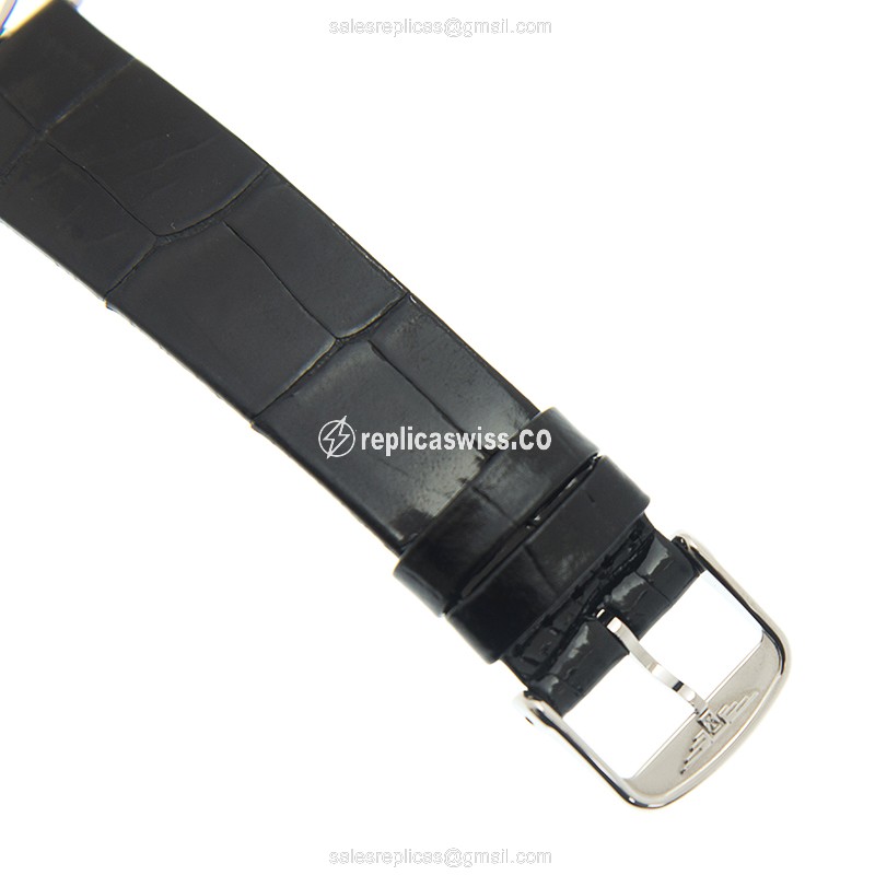 Longines LA GRANDE Quartz - Steel Case, White Dial, Leather Strap, Buckle Clasp - View 4