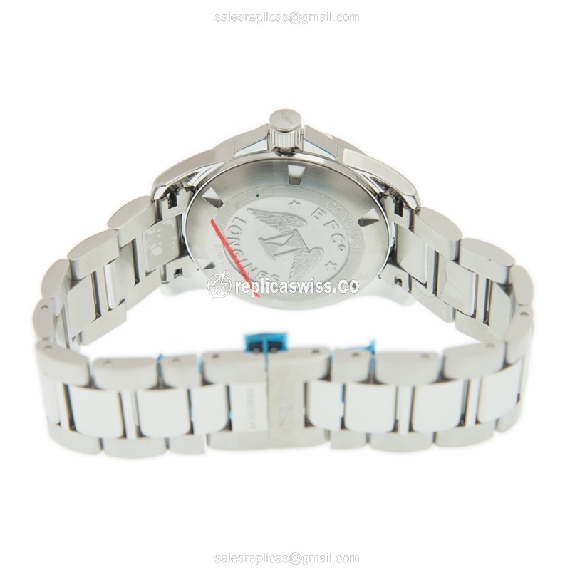 Longines Conquest Replica - Automatic - Steel Case - Blue Dial - Silver Steel Strap - View 4
