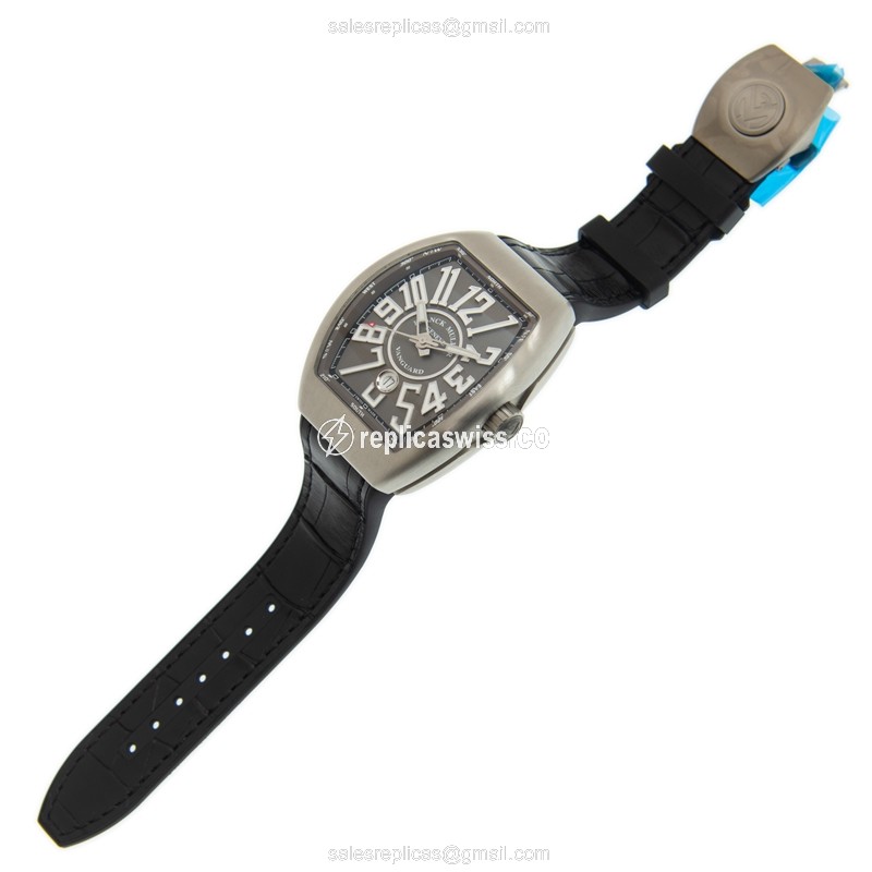 Franck Muller Vanguard Replica Watch - Auto - Gray - Steel - View 2