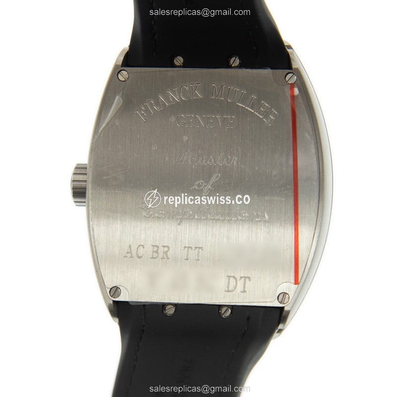 Franck Muller Vanguard Replica Watch - Auto - Gray - Steel - View 3