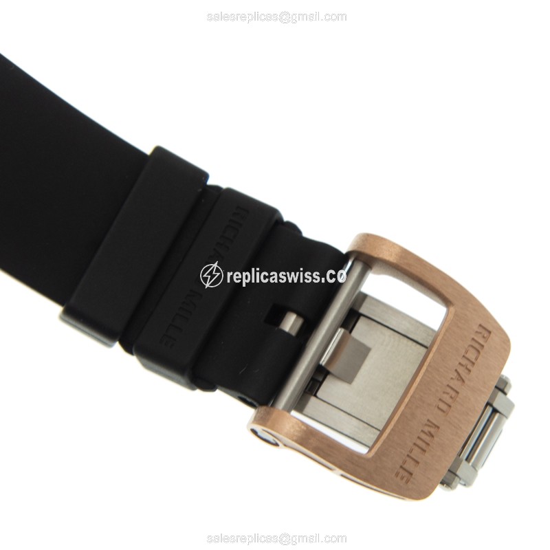 Richard Mille RM07-01 Replica - Automatic - Ceramic Case - Black Dial - Black Rubber Strap - View 4