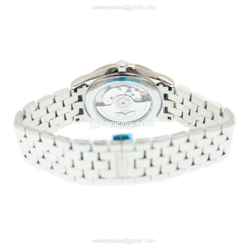 Longines L4.974.4.11.6 Flagship Replica - Automatic - White Dial, Steel Case - View 4