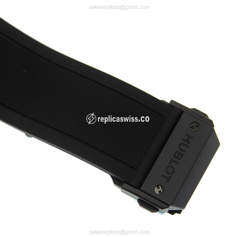 Hublot Spirit of Big Bang Replica - Automatic - Ceramic & Steel - Gray Dial - Black Rubber Strap - View 4