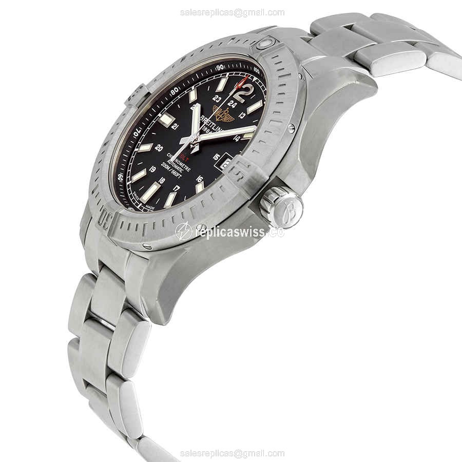 Breitling Challenger A17388101B2A1 - Automatic - Black Dial - Steel Case & Band - View 2