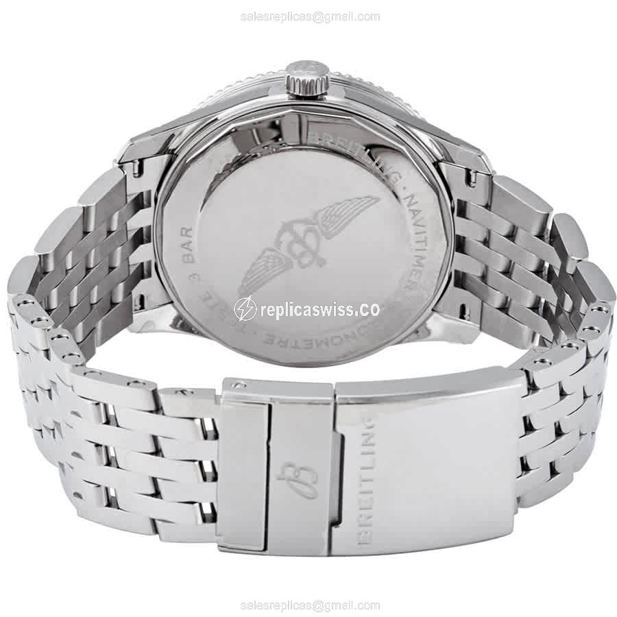 Breitling A17326211G1A1 Replica - Automatic - Steel Case - Silver Dial - Silver Band - View 3