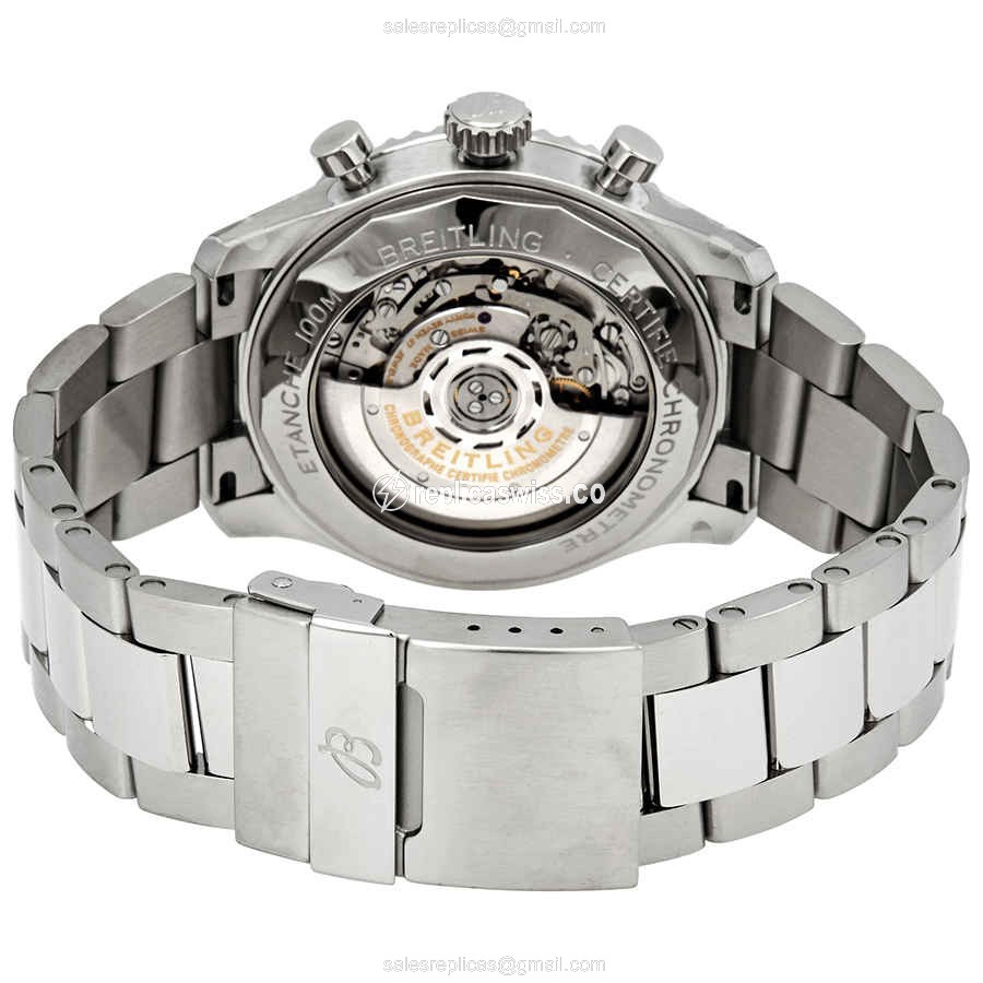 Breitling Aviator 8 Replica - Automatic - Steel - Blue Dial - View 3