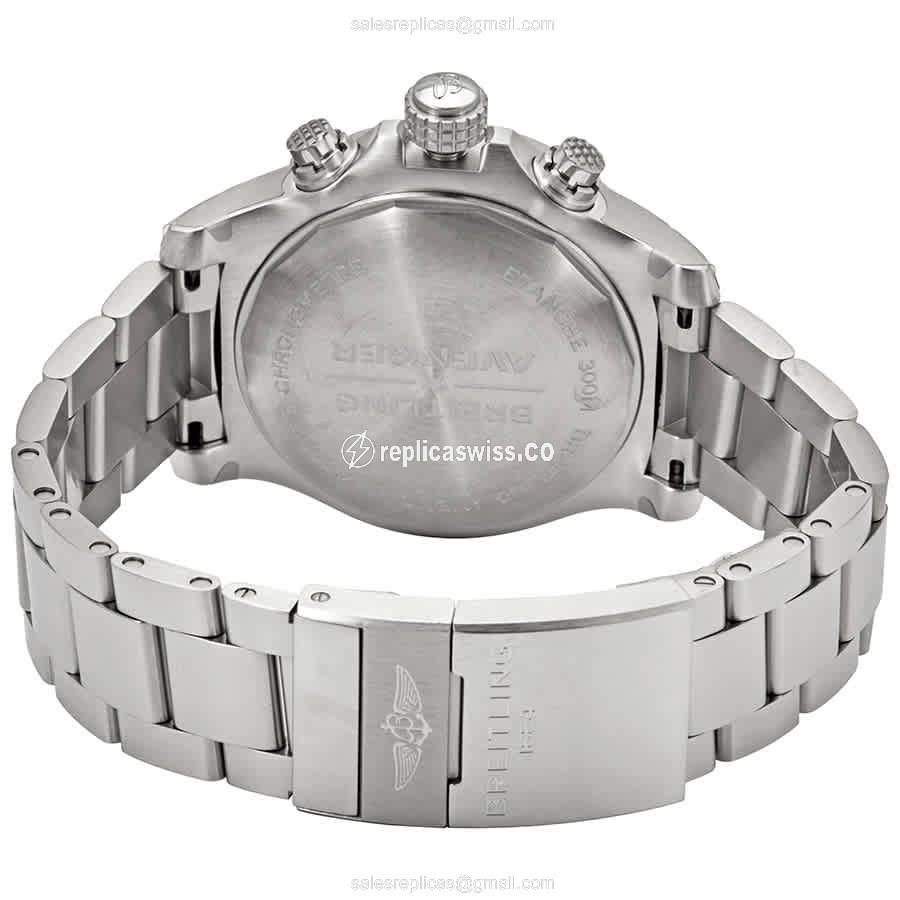 Breitling Avenger II Automatic - Blue Dial - Steel Case - Silver Band - View 3
