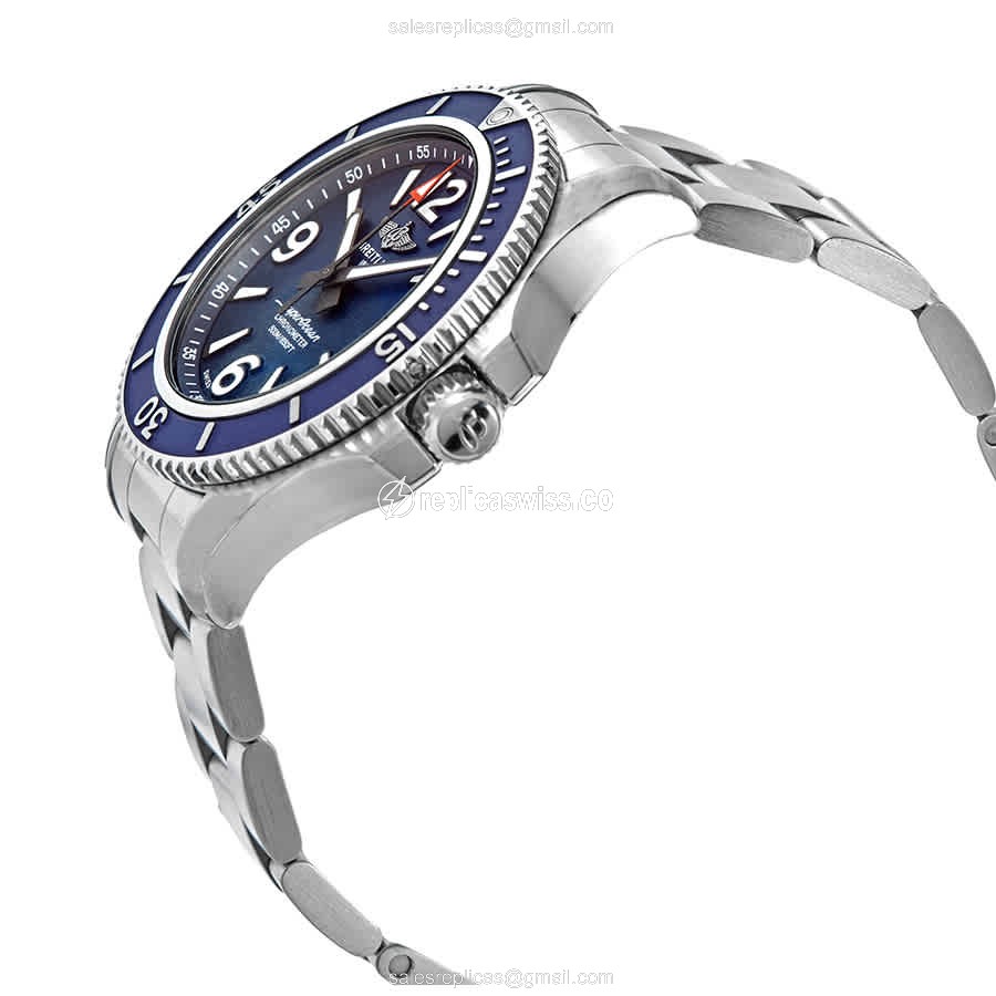 Breitling A17366D81C1A1 Replica - Automatic - Steel Case - Blue Dial - Silver Strap - View 2
