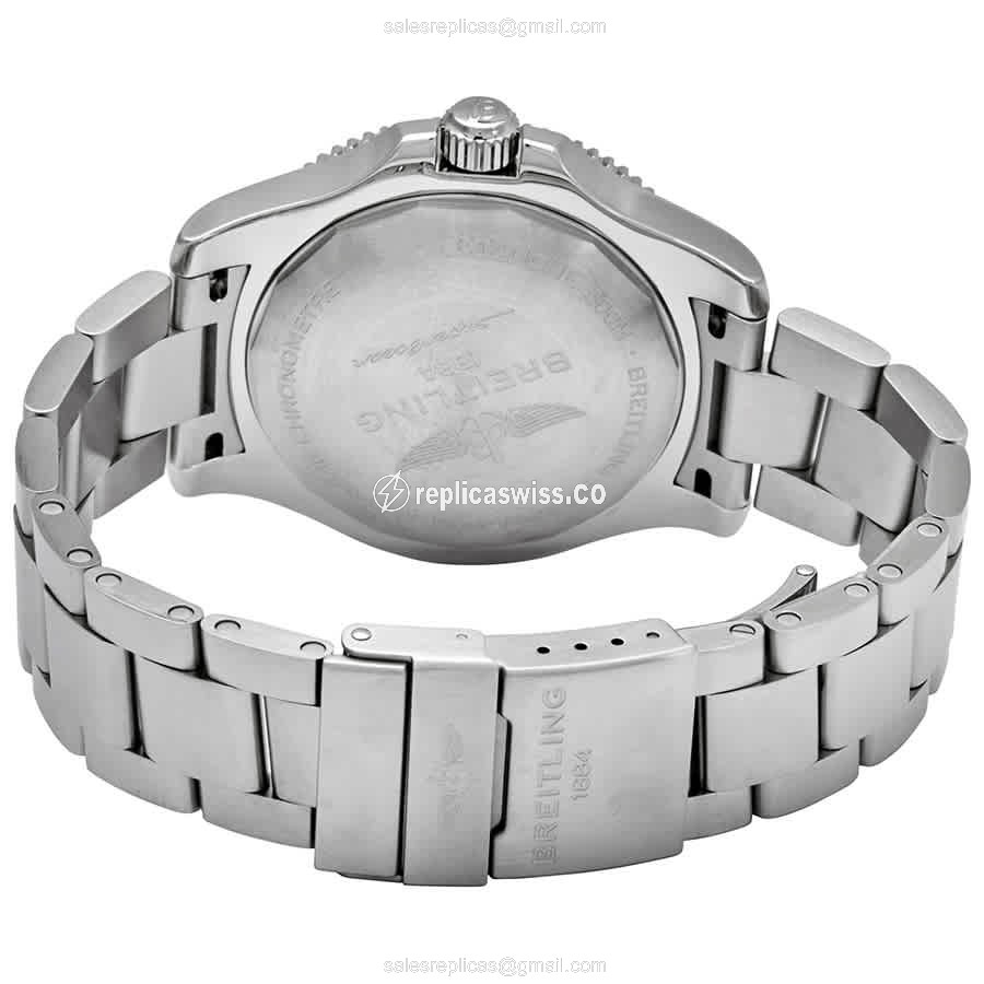 Breitling SuperOcean A17366D81A1A1 Replica - Automatic - Stainless Steel - White Dial - Silver Clasp - View 3