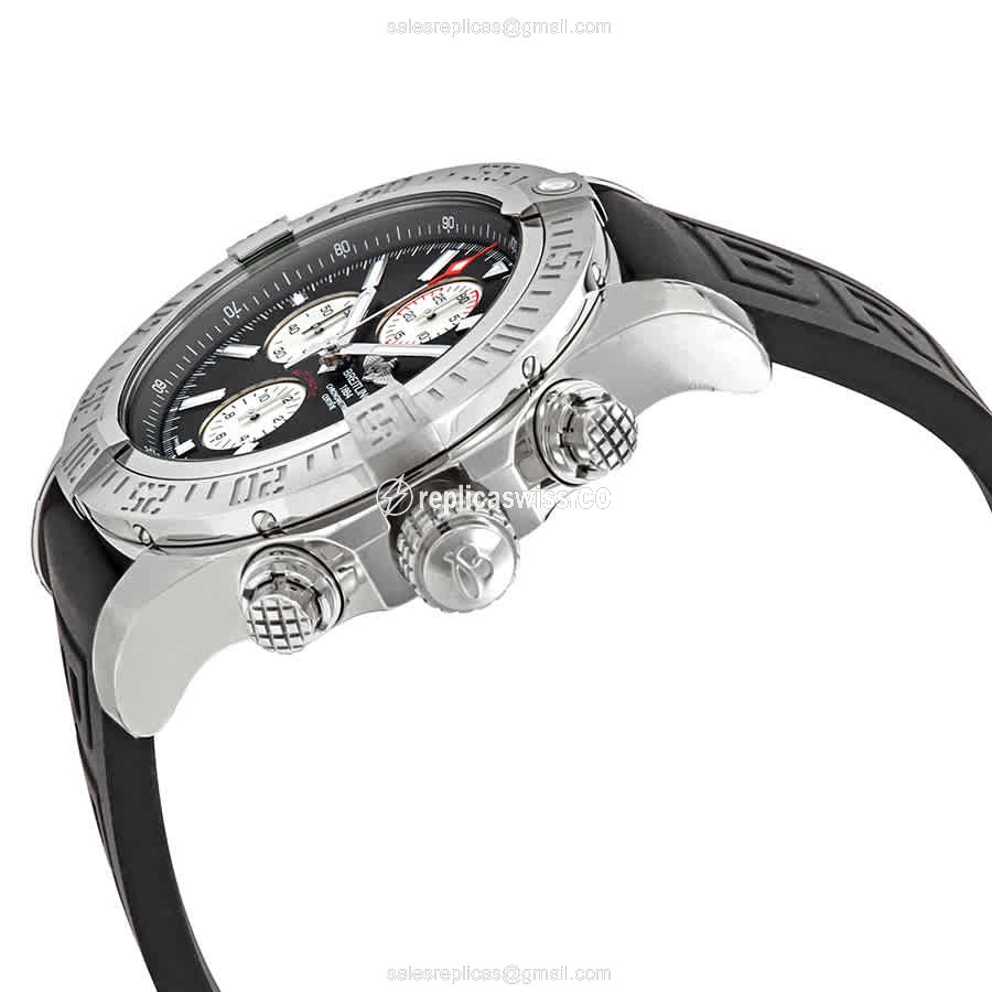 Breitling A13371111B1S1 Avenger II Automatic Steel Black Dial Black Rubber Clasp - View 2