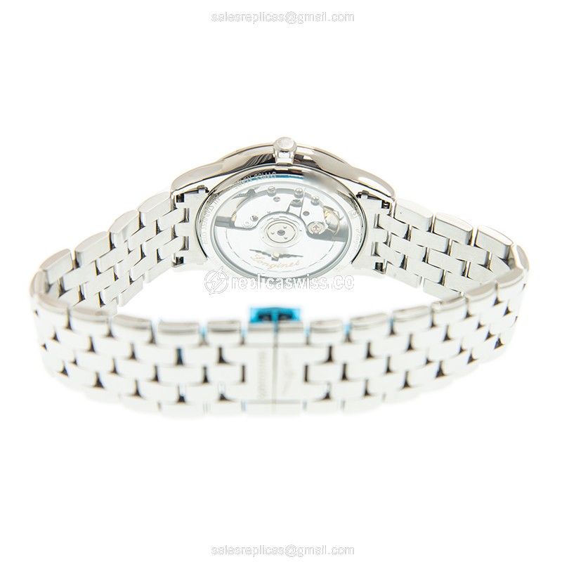 Longines L4.774.4.27.6 Flagship Replica - Automatic - Stainless Steel Case - White Dial - Silver Clasp - View 4