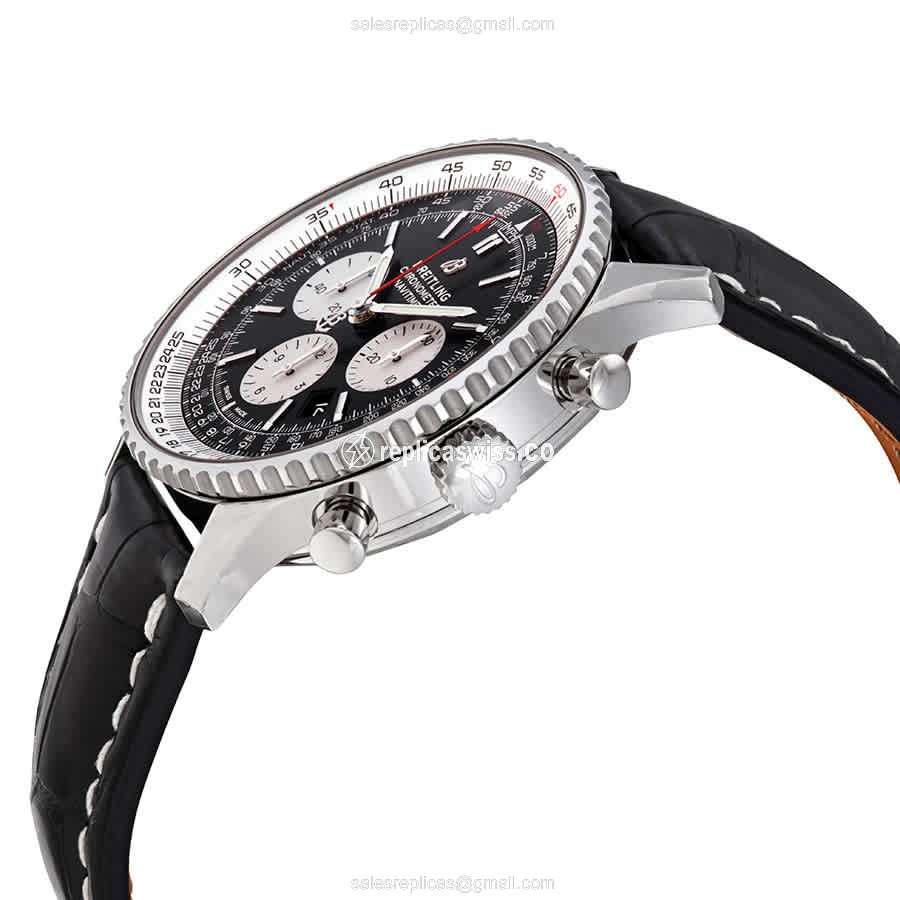 Breitling Navitimer 1 Replica Watch - Automatic - Black Dial - View 2