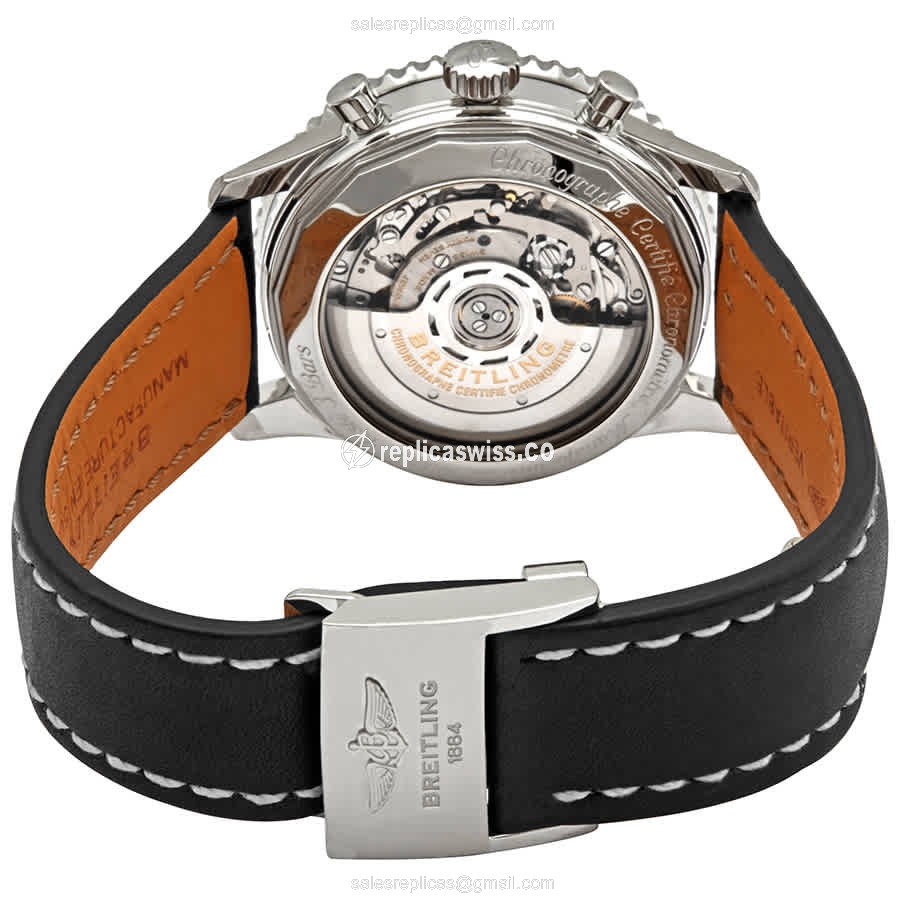 Breitling NAVITIMER 1 - Automatic - Steel - Black - Cowhide Black Clasp - View 3