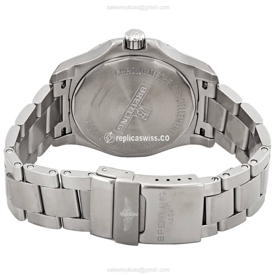 Breitling Challenger A17388101C1A1 Replica - Automatic - Blue Dial - Steel Case & Band - View 3