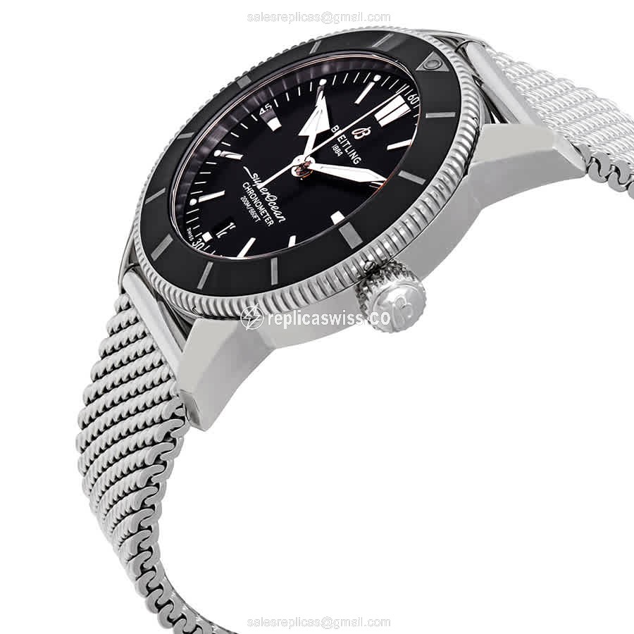 Breitling Superocean Watch - Automatic - Steel - Black Dial - View 2