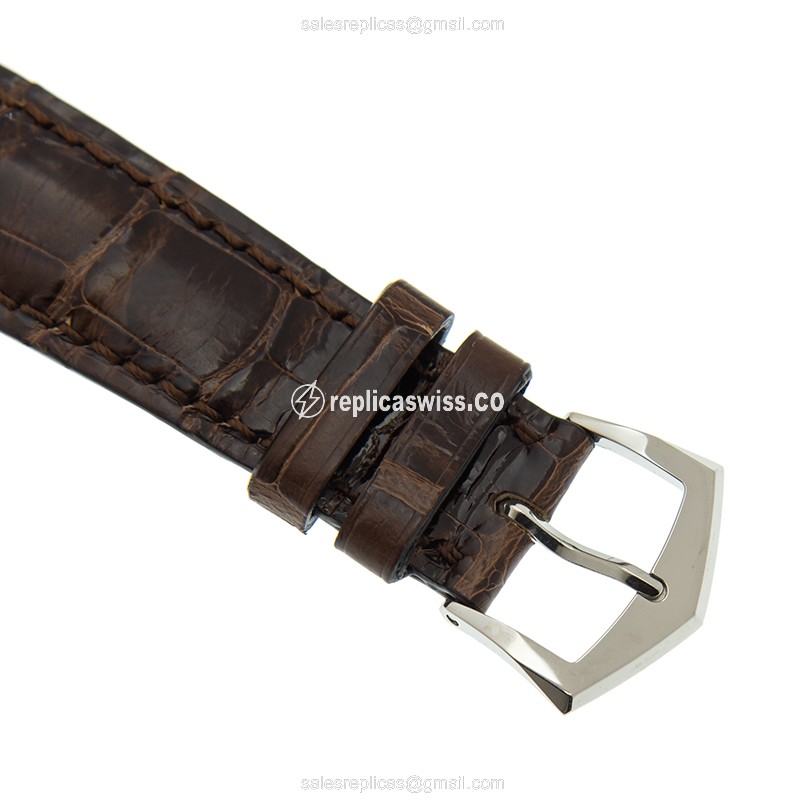 Patek Philippe 5207P-001 - Manual Wind - Platinum Case - Brown Dial - Brown Leather Strap - View 4