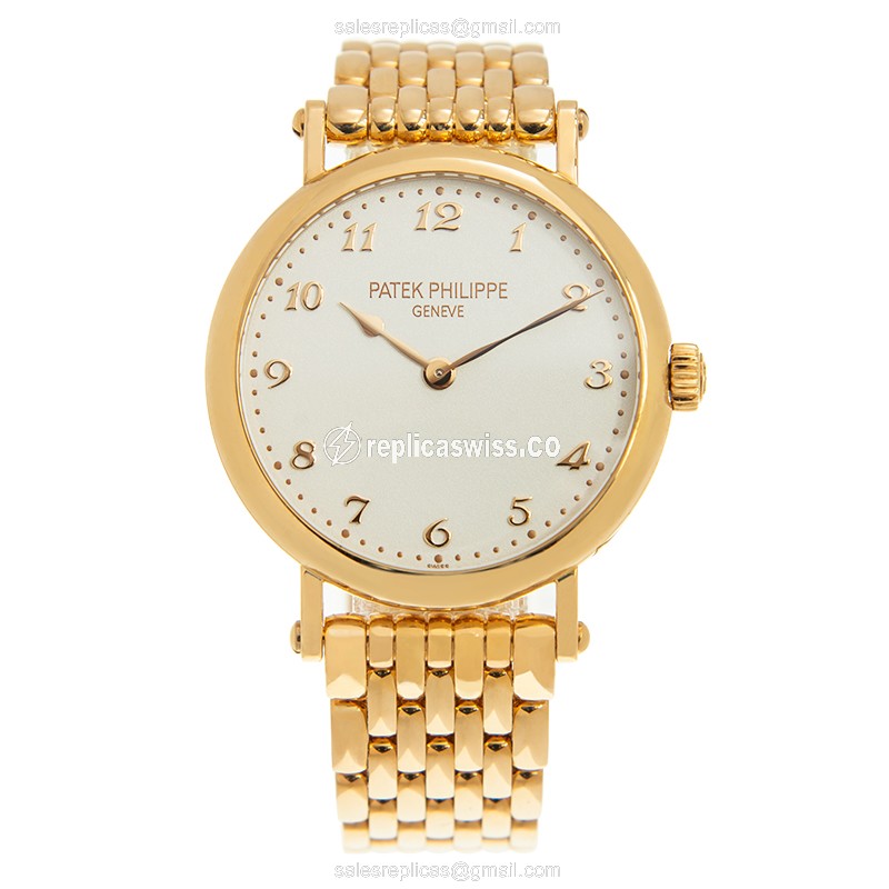 Patek Philippe Calatrava 7200/1R-001 - Auto - 18kt Rose Gold - White Dial - View 2
