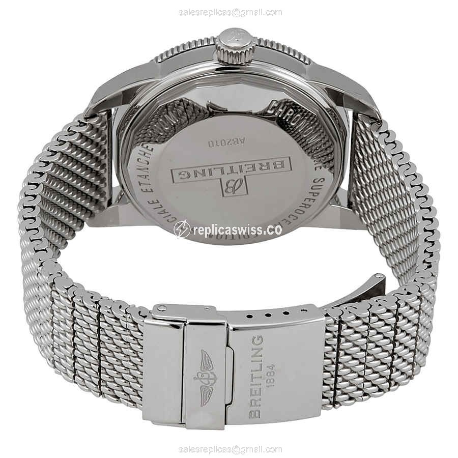 Breitling Superocean Replica - Automatic - Steel - Black - View 3