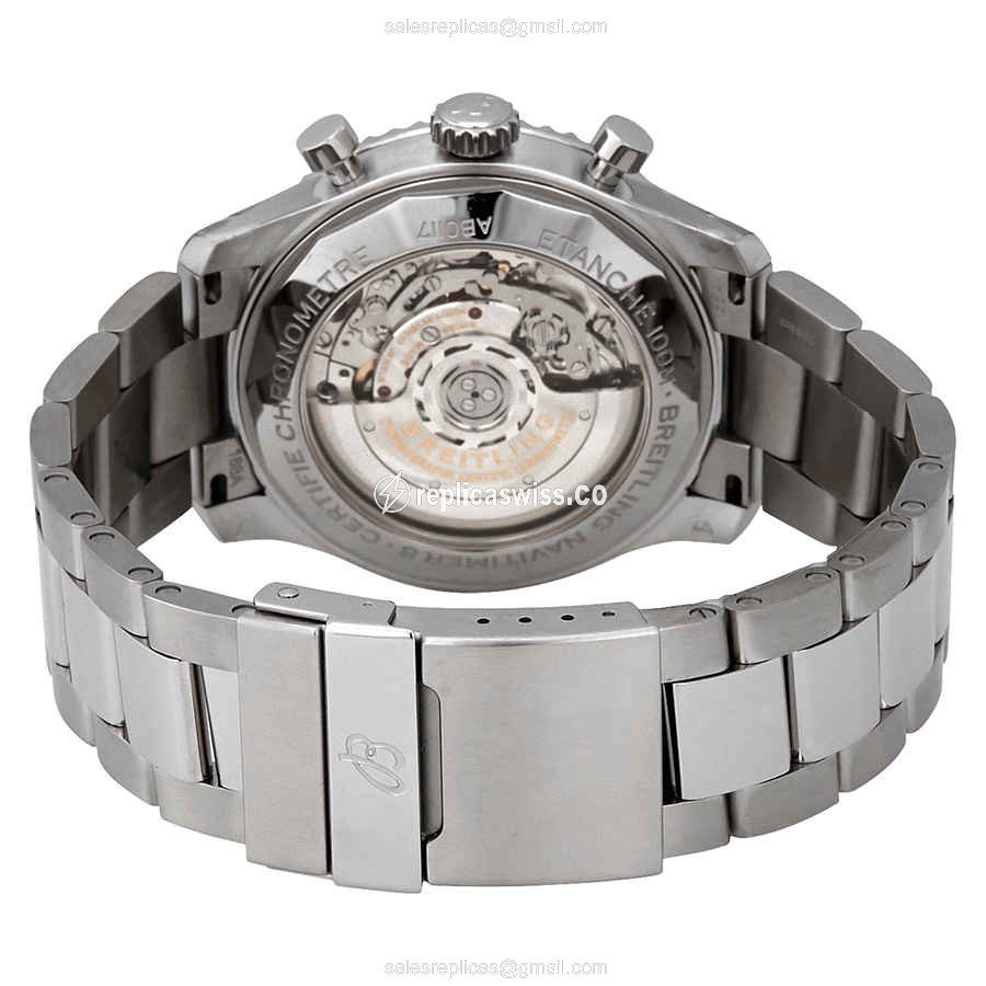 Breitling AVIATOR 8 Replica | Automatic | Steel Case | Black Dial | Silver Clasp - View 3