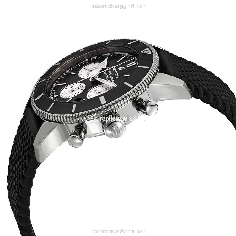 Breitling Superocean Heritage Replica - Steel - Black Rubber - View 2