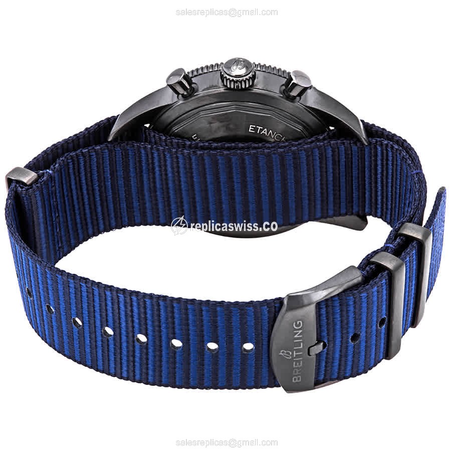 Breitling Superocean Heritage Replica - Automatic - Steel - Blue Dial - Canvas Strap - View 3