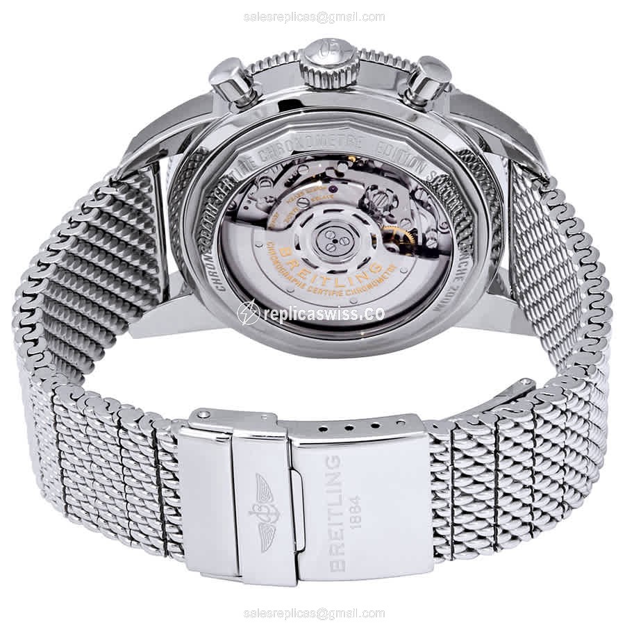 Breitling SuperOcean Heritage - Auto - Steel Case - Silver Dial - Steel Band - View 3
