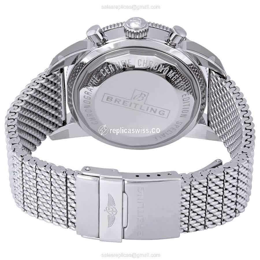 Breitling Superocean Heritage Replica Watch - Steel - Black - View 3