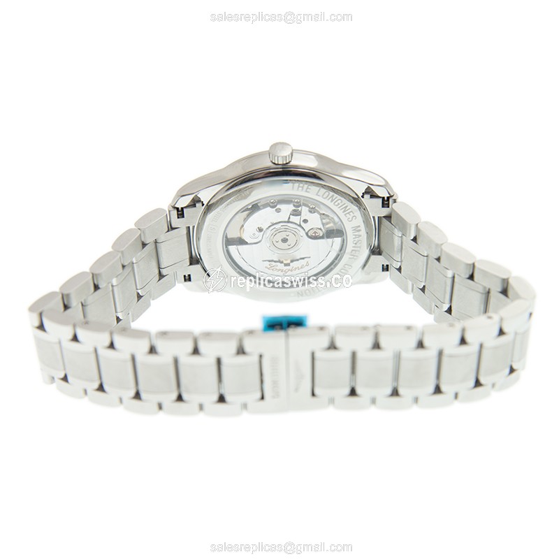 Rolex L2.910.4.77.6 Replica - Automatic - Steel Case, White Dial on Silver Steel Strap - View 4
