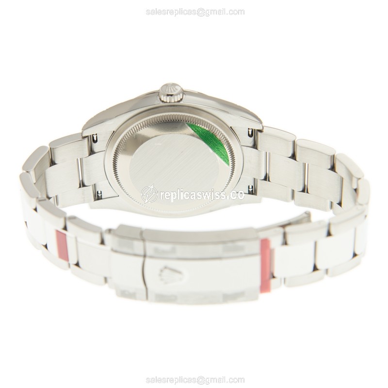 Rolex Datejust Replica - Automatic - Steel Case - Silver Dial - Silver Clasp - View 4