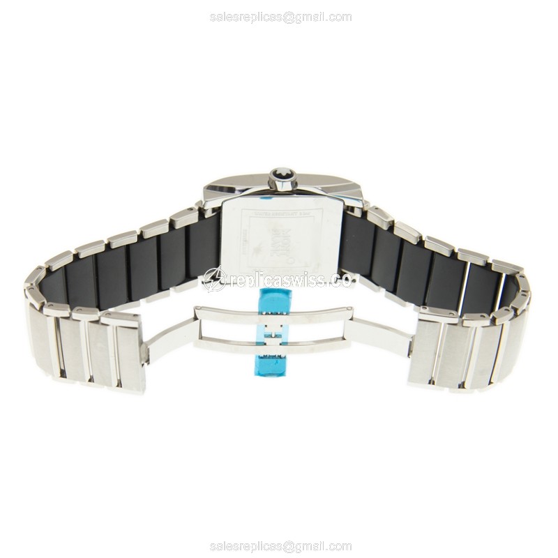 Mont Blanc MONTBLANC 102372 PROFILE - Automatic - Steel Case - Black Dial - Black Steel Strap - View 4