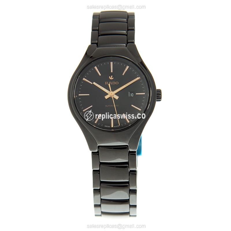 Rolex R27242162 TRUE Replica - Automatic - Ceramic Case - Black Dial - Black Ceramic Strap - View 2