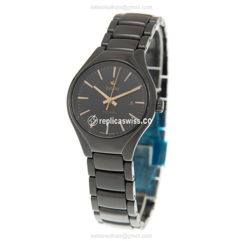Rolex R27242162 TRUE Replica - Automatic - Ceramic Case - Black Dial - Black Ceramic Strap - View 3